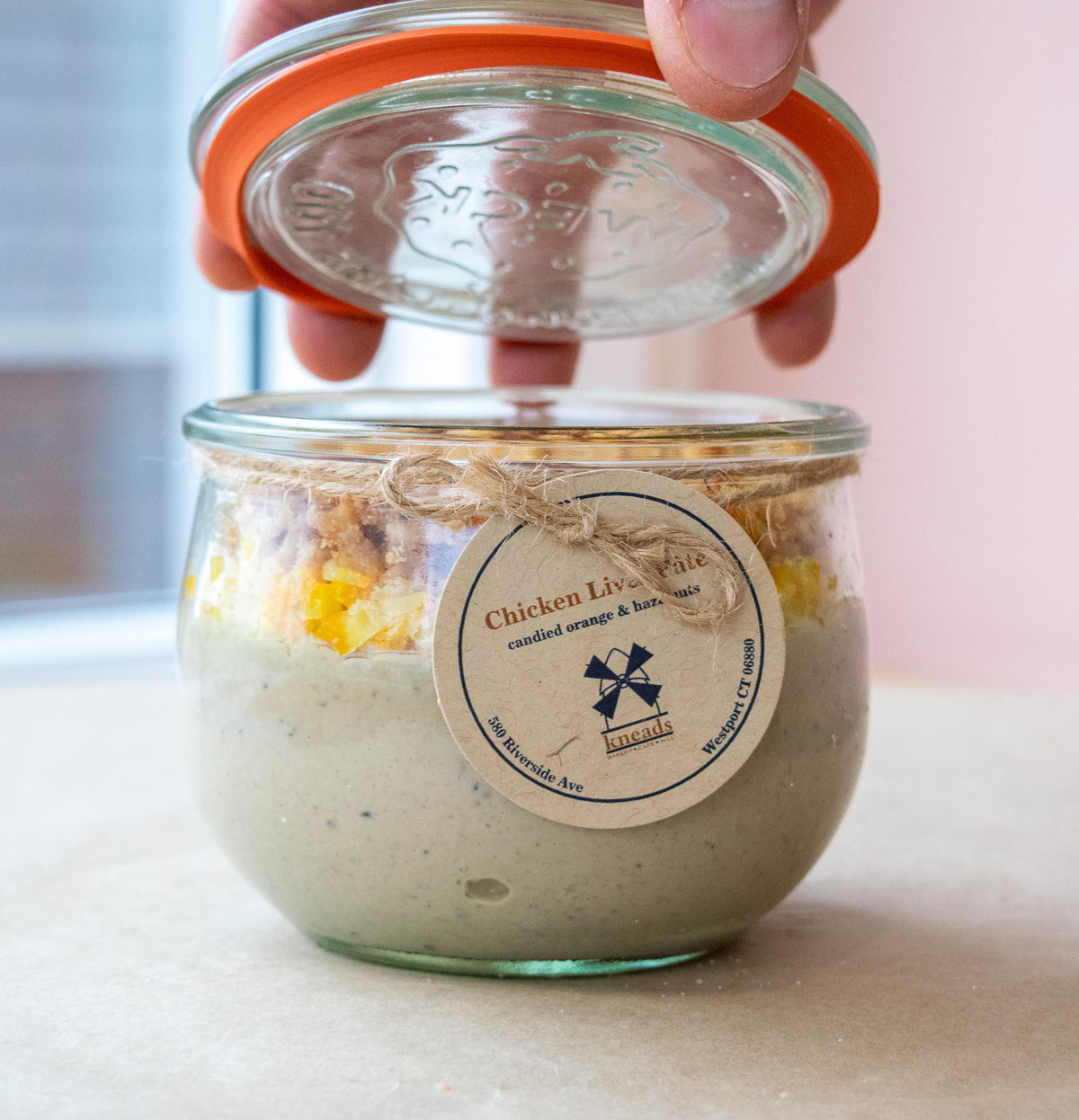 Candied Orange and Hazelnut Chicken Liver Pâté