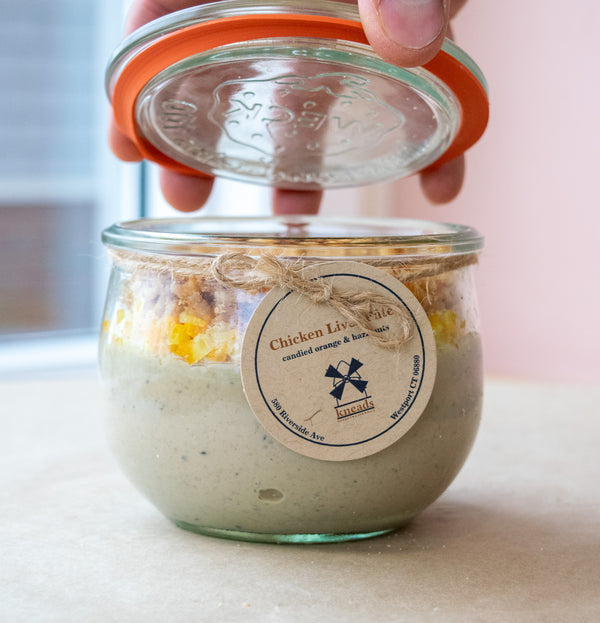 Candied Orange and Hazelnut Chicken Liver Pâté