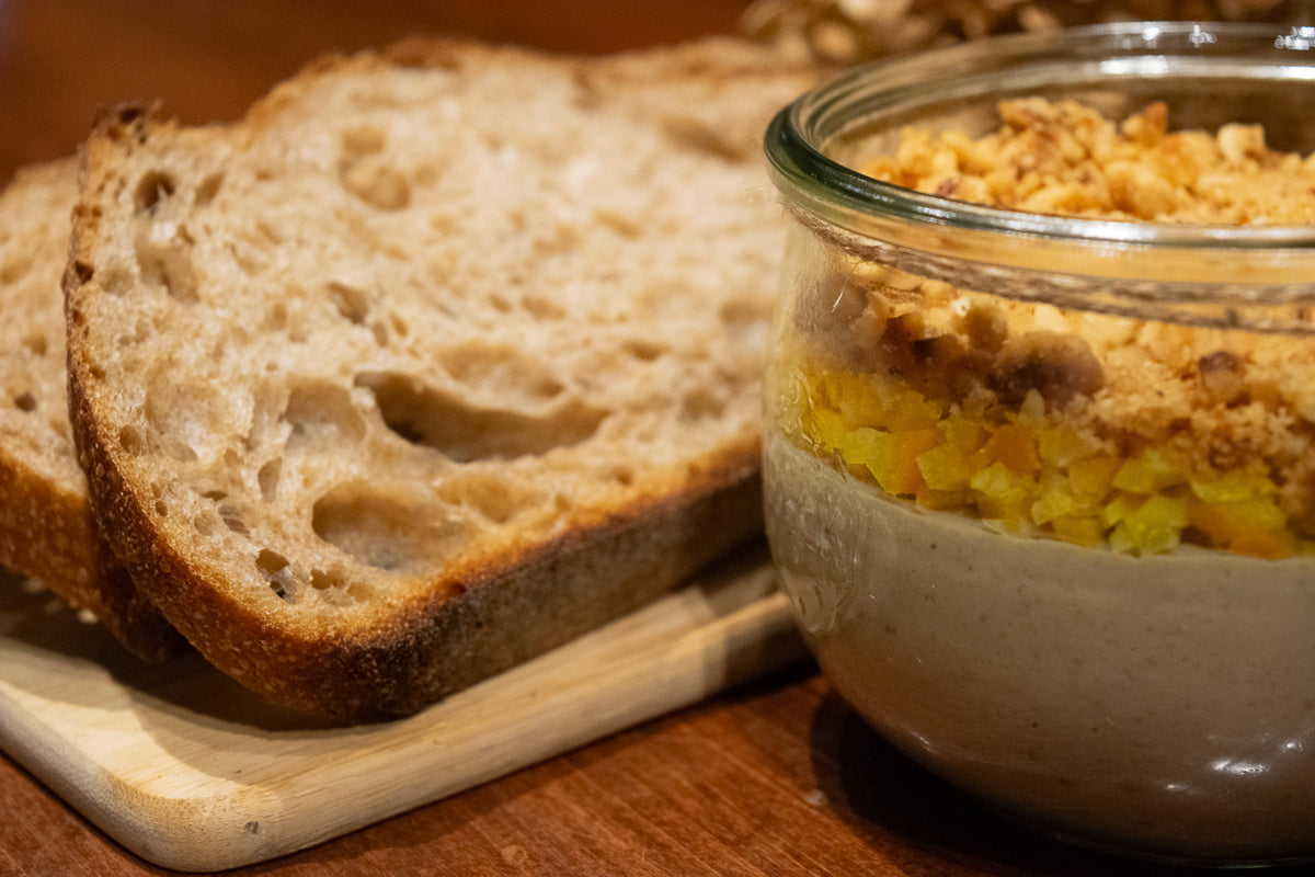 Candied Orange and Hazelnut Chicken Liver Pâté