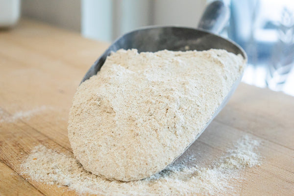 Bulk Whole Wheat All Purpose Flour Organic 25#
