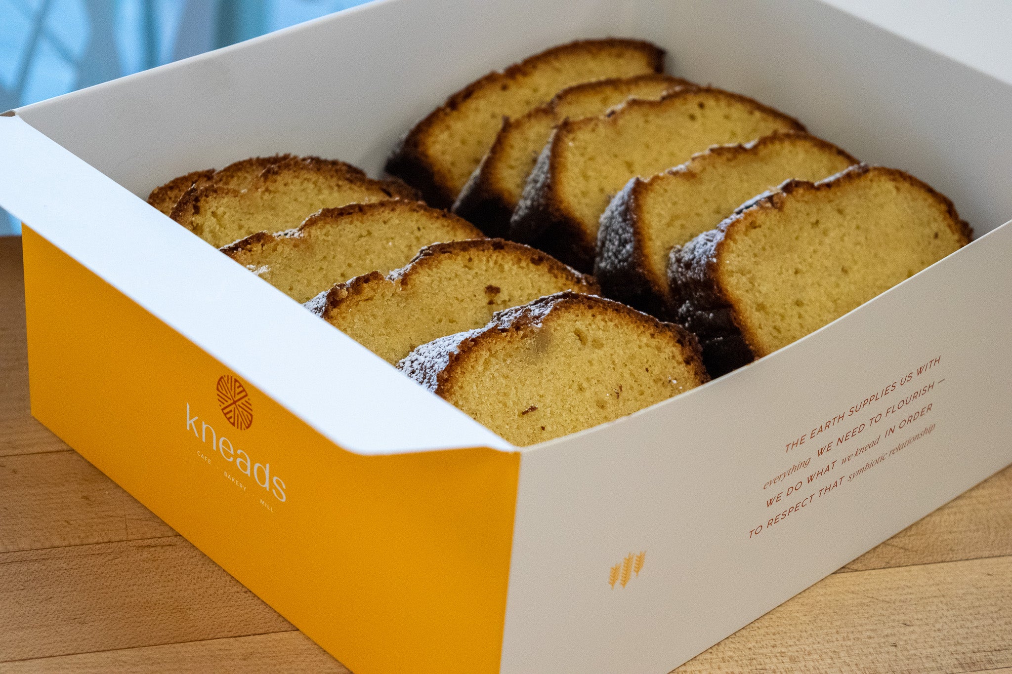 Olive Oil Pound Cake Sliced