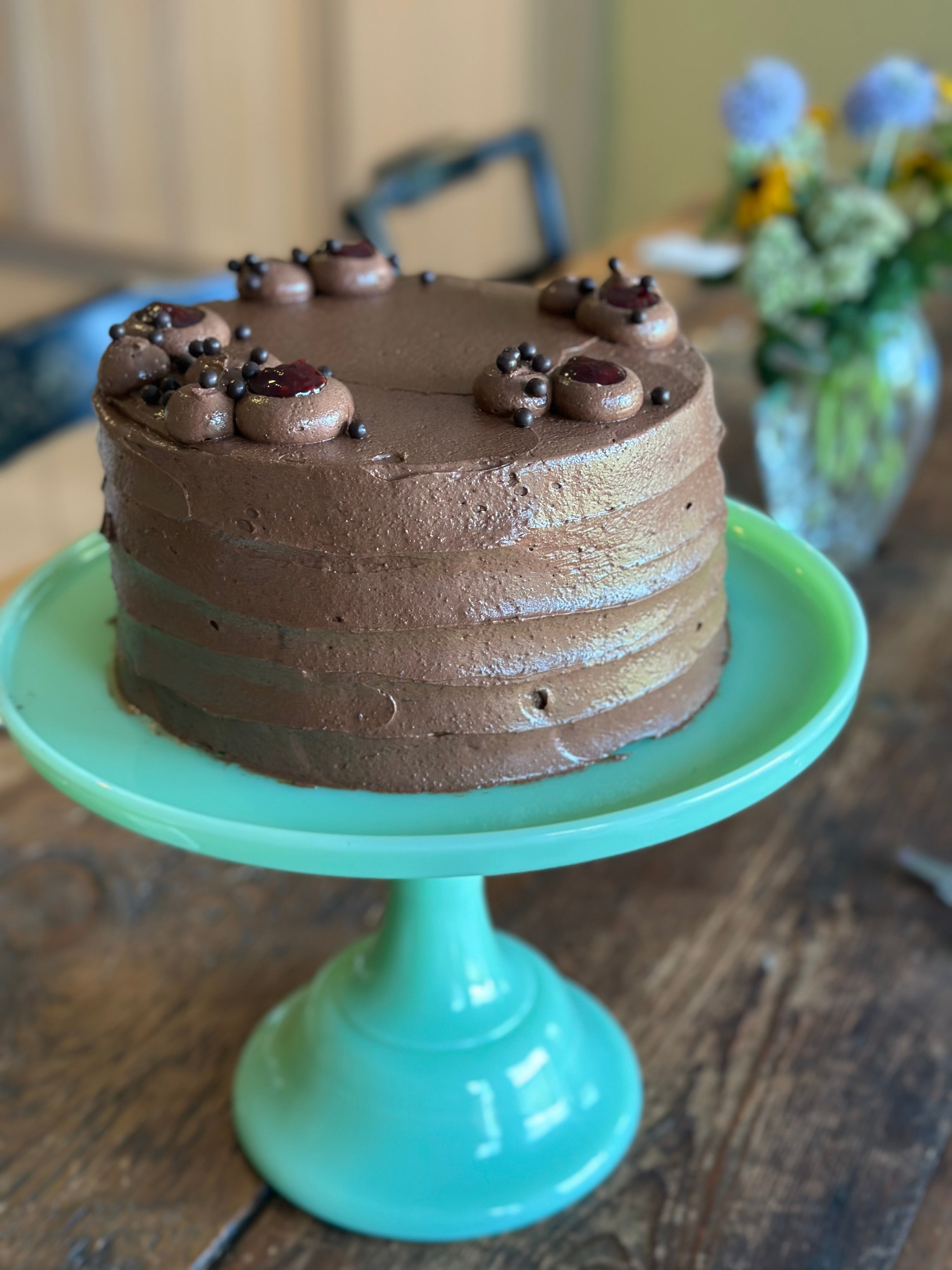 Chocolate Raspberry Cake
