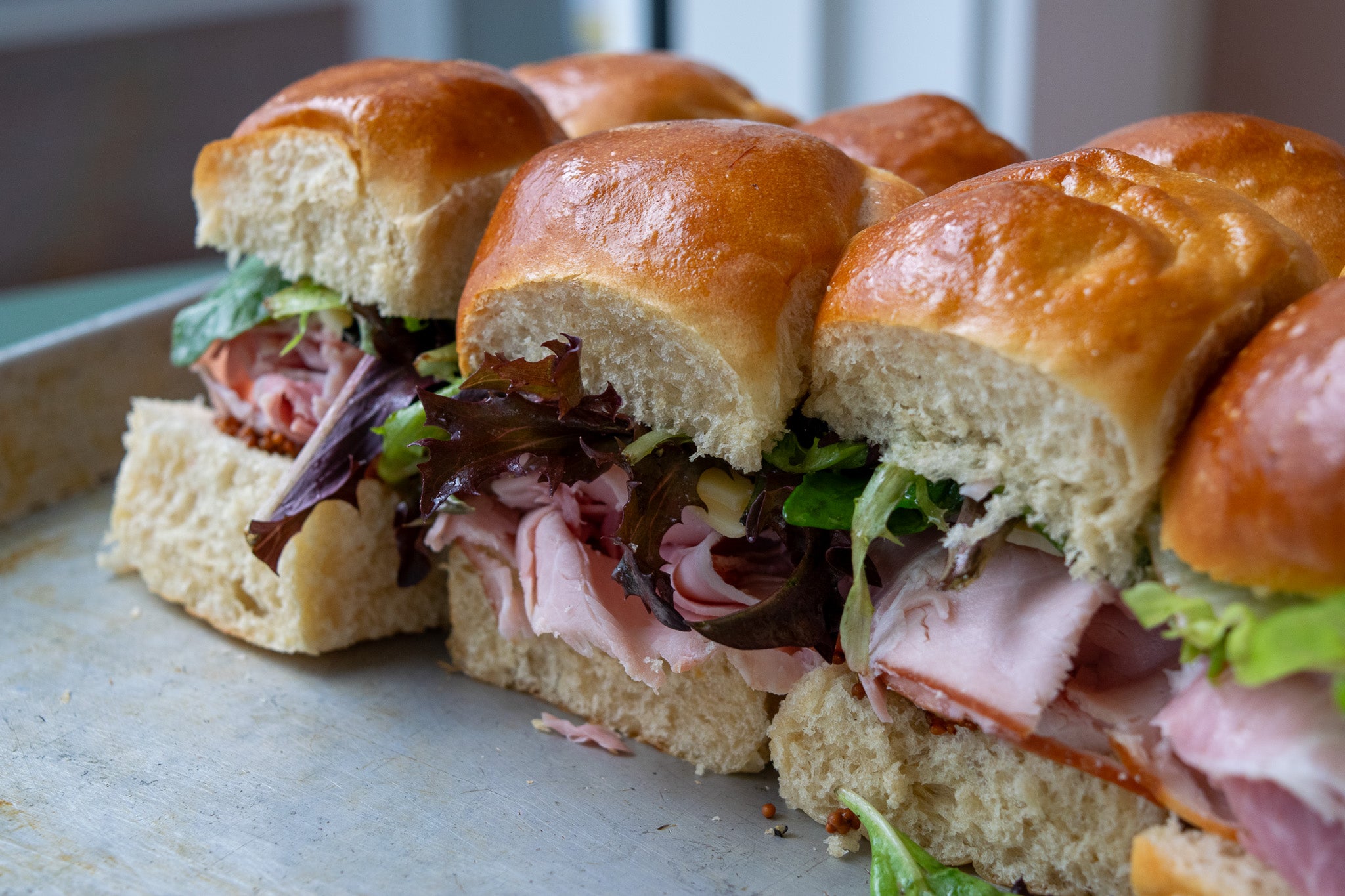 Mini Ham and Cheese Bun