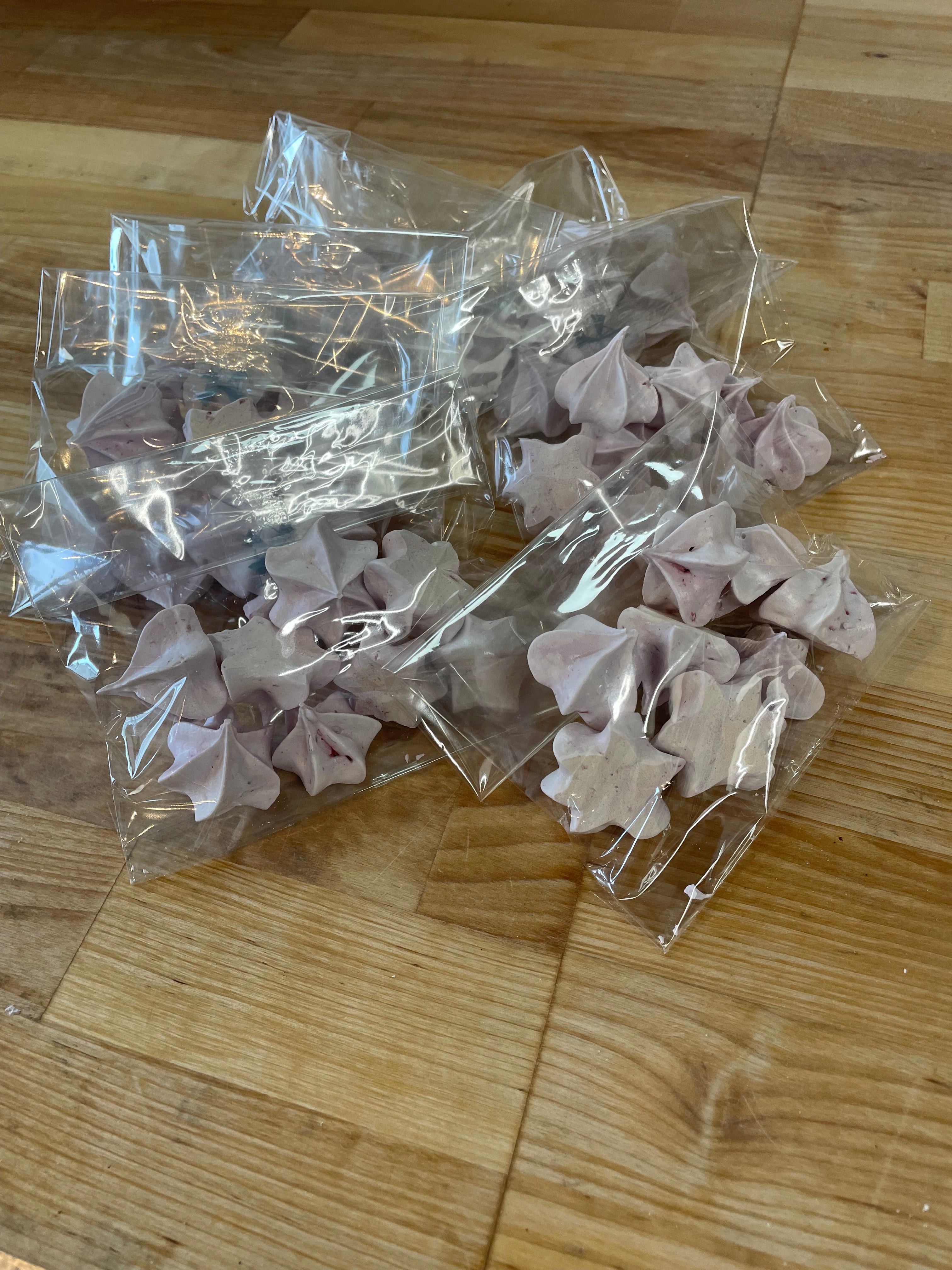Raspberry Meringues 18 pk