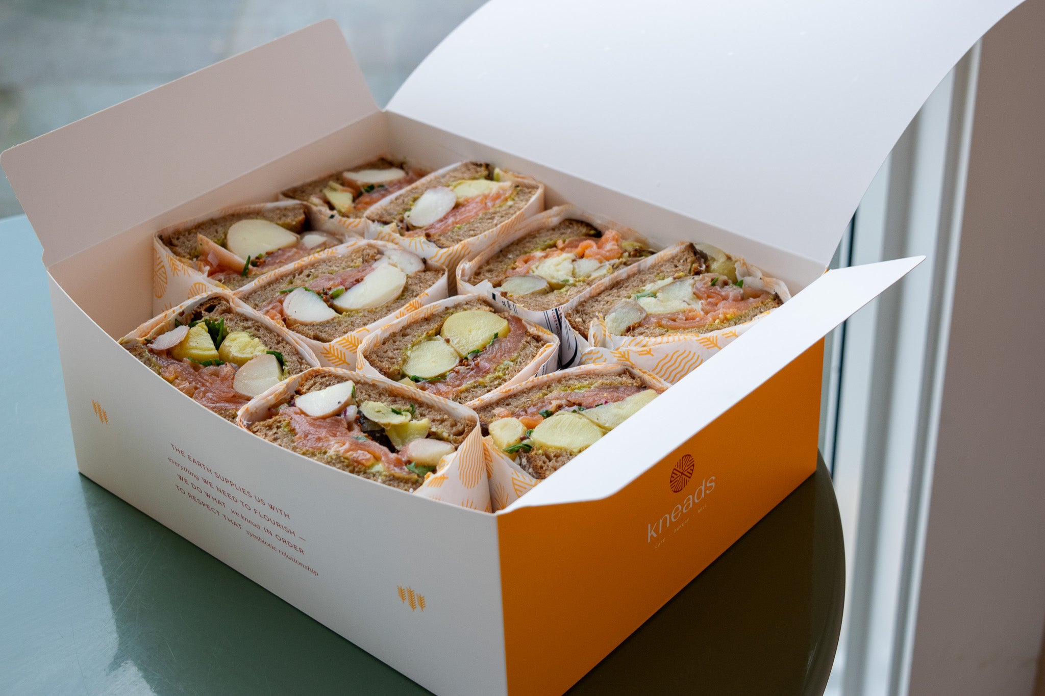 Smoked Salmon Sandwich Box